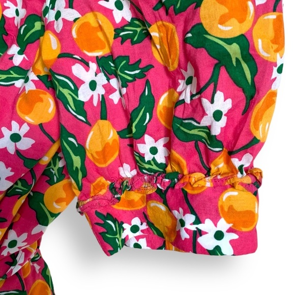 Draper James Wrap Dress Orange Blossom - Picture 10 of 16